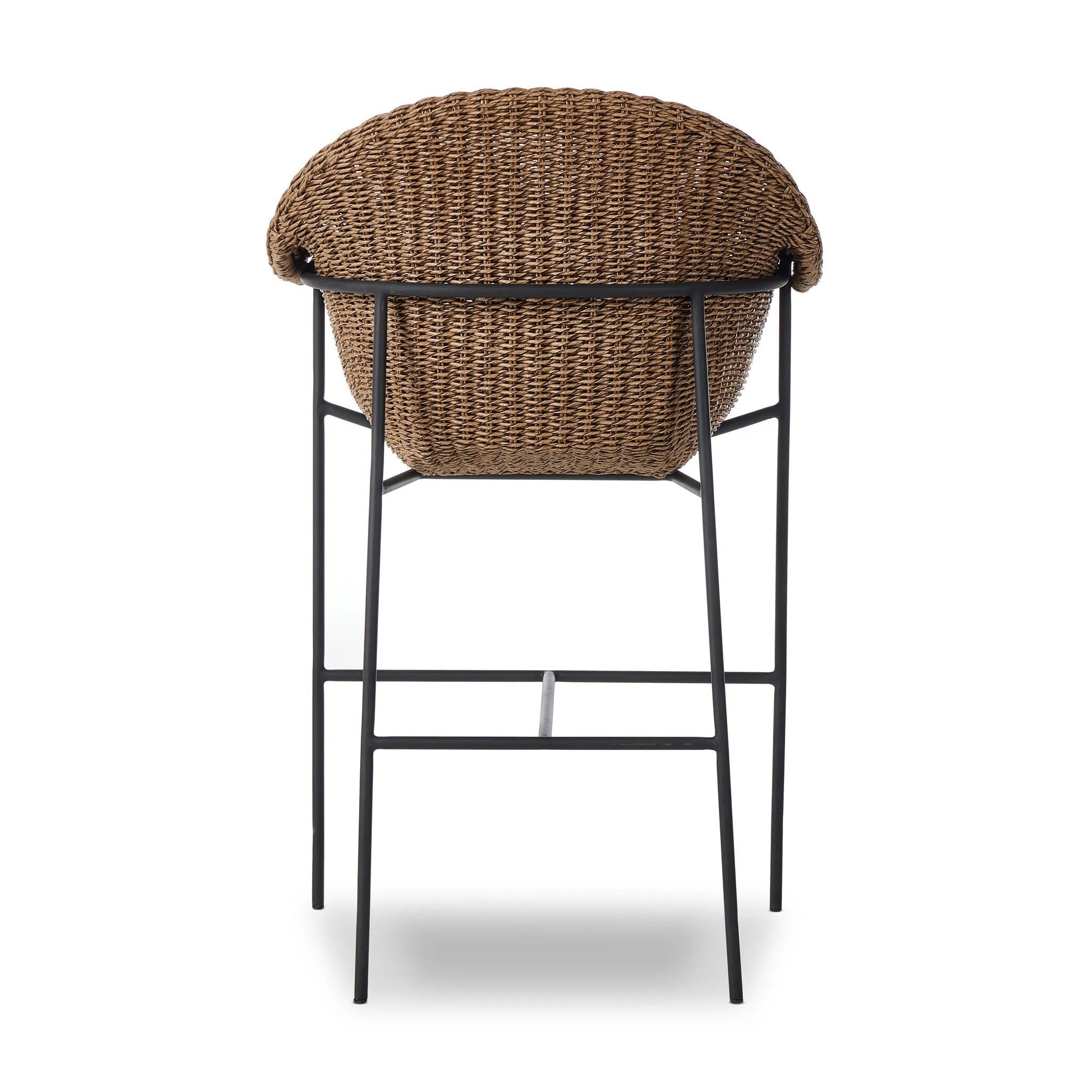 Featuring Suerte Arashi Salt Outdoor Stool by Four Hands at Amethyst Home. The Suerte Arashi Salt Outdoor Stool is perfect for outdoor spaces. Made with durable materials, it is built to withstand the elements while providing comfort and style. Take a seat and enjoy the great outdoors with this functional and stylish addition to your outdoor furniture collec. Amethyst Home provides interior design, new home construction design consulting, vintage area rugs, and lighting in the Portland metro area.