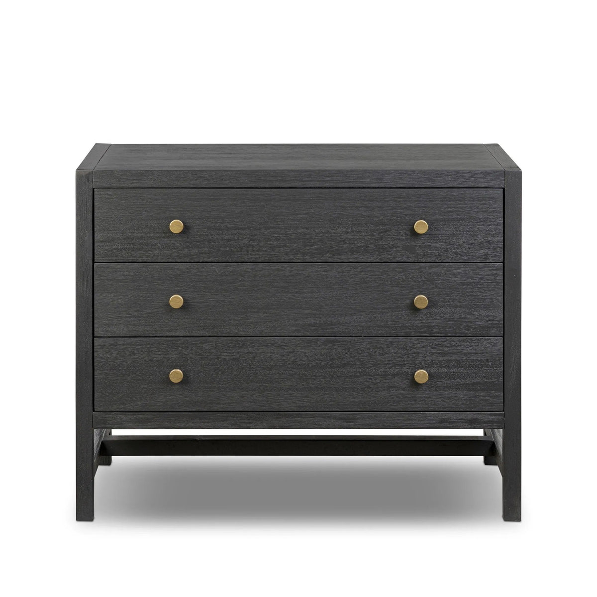 Sullivan Nightstand - Brushed Black Acacia Solid | ready to ship!