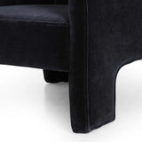 Featuring Sully Monte Navy Chair by Four Hands at Amethyst Home. Overall Dimensions: 30.50"w x 31.00"d x 30.50"hWeight : 49.82 lbsMaterials: 50% Viscose, 50% Wool, Poplar Plywood, 100% Polyester. Amethyst Home provides interior design, new home construction design consulting, vintage area rugs, and lighting in the Austin metro area.
