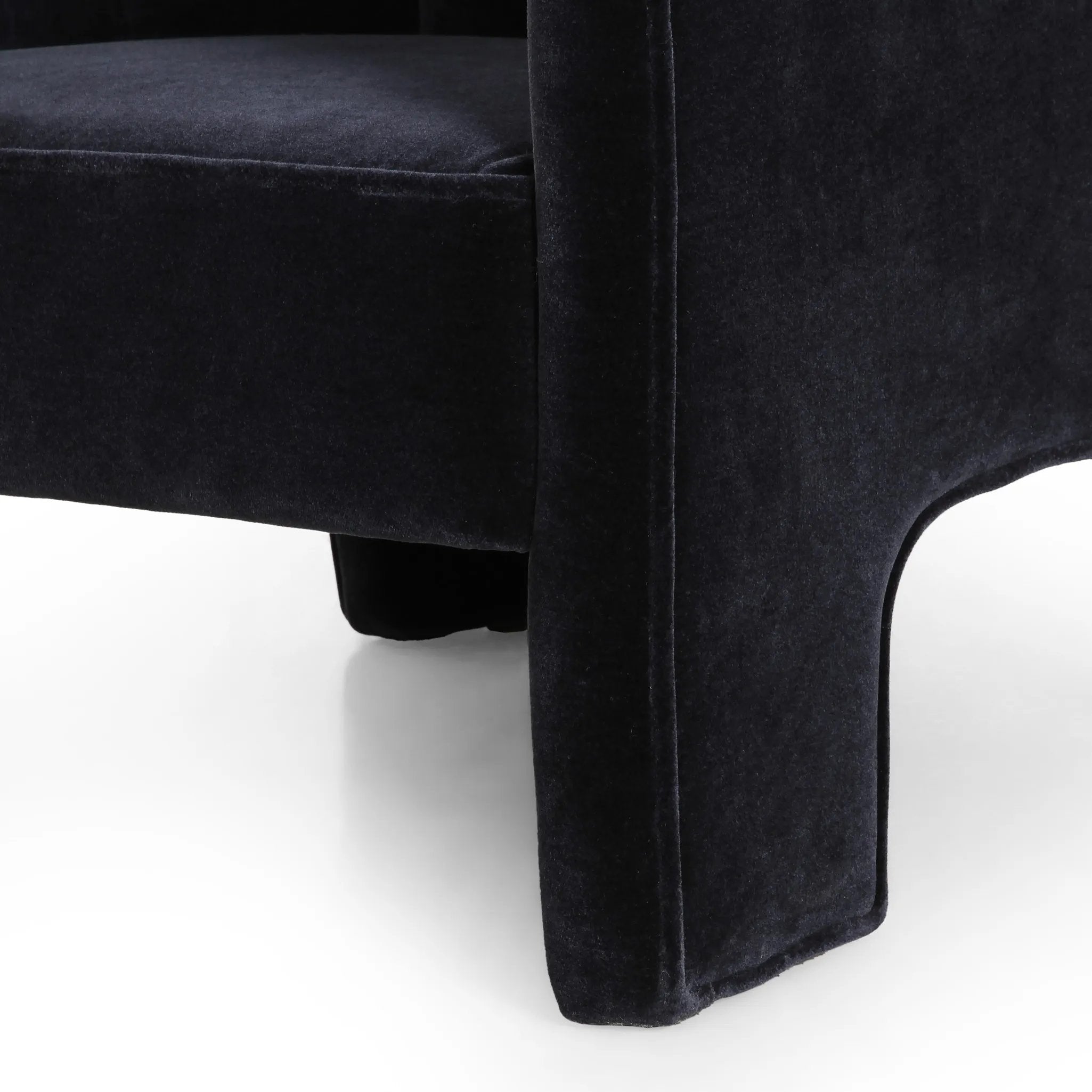 Featuring Sully Monte Navy Chair by Four Hands at Amethyst Home. Overall Dimensions: 30.50"w x 31.00"d x 30.50"hWeight : 49.82 lbsMaterials: 50% Viscose, 50% Wool, Poplar Plywood, 100% Polyester. Amethyst Home provides interior design, new home construction design consulting, vintage area rugs, and lighting in the Austin metro area.