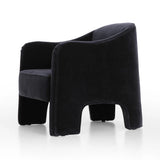 Featuring Sully Monte Navy Chair by Four Hands at Amethyst Home. Overall Dimensions: 30.50"w x 31.00"d x 30.50"hWeight : 49.82 lbsMaterials: 50% Viscose, 50% Wool, Poplar Plywood, 100% Polyester. Amethyst Home provides interior design, new home construction design consulting, vintage area rugs, and lighting in the Los Angeles metro area.