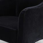 Featuring Sully Monte Navy Chair by Four Hands at Amethyst Home. Overall Dimensions: 30.50"w x 31.00"d x 30.50"hWeight : 49.82 lbsMaterials: 50% Viscose, 50% Wool, Poplar Plywood, 100% Polyester. Amethyst Home provides interior design, new home construction design consulting, vintage area rugs, and lighting in the Portland metro area.