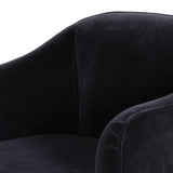 Featuring Sully Monte Navy Chair by Four Hands at Amethyst Home. Overall Dimensions: 30.50"w x 31.00"d x 30.50"hWeight : 49.82 lbsMaterials: 50% Viscose, 50% Wool, Poplar Plywood, 100% Polyester. Amethyst Home provides interior design, new home construction design consulting, vintage area rugs, and lighting in the Scottsdale metro area.