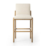 Featuring Taki Antwerp Natural Bar + Counter Stool by Four Hands at Amethyst Home. A fluid nettlewood frame cradles a comfortable cushion in a high-performance linen blend. At the back of the chair, a fabric covered handle adds architectural interest to a seamless form. Perfectly sized for the counter. Performance fabrics are specially created to withstand . Amethyst Home provides interior design, new home construction design consulting, vintage area rugs, and lighting in the Park City metro area.