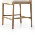 Featuring Taki Antwerp Natural Bar + Counter Stool by Four Hands at Amethyst Home. A fluid nettlewood frame cradles a comfortable cushion in a high-performance linen blend. At the back of the chair, a fabric covered handle adds architectural interest to a seamless form. Perfectly sized for the counter. Performance fabrics are specially created to withstand . Amethyst Home provides interior design, new home construction design consulting, vintage area rugs, and lighting in the San Diego metro area.