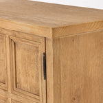 Featuring Tamara Worn Oak Veneer Small Cabinet by Four Hands at Amethyst Home. Small-scale cabinetry of worn oak features paneled doors, lending texture to a clean-lined design.Overall Dimensions: 42.00"w x 18.25"d x 35.00"hWeight : 89.50 lbsMaterials: Thick Oak Veneer, Poplar Plywood. Amethyst Home provides interior design, new home construction design consulting, vintage area rugs, and lighting in the Park City metro area.