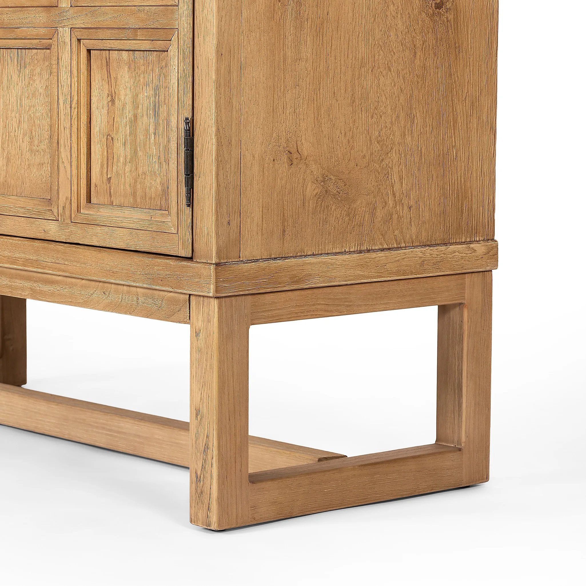 Featuring Tamara Worn Oak Veneer Small Cabinet by Four Hands at Amethyst Home. Small-scale cabinetry of worn oak features paneled doors, lending texture to a clean-lined design.Overall Dimensions: 42.00"w x 18.25"d x 35.00"hWeight : 89.50 lbsMaterials: Thick Oak Veneer, Poplar Plywood. Amethyst Home provides interior design, new home construction design consulting, vintage area rugs, and lighting in the Tampa metro area.