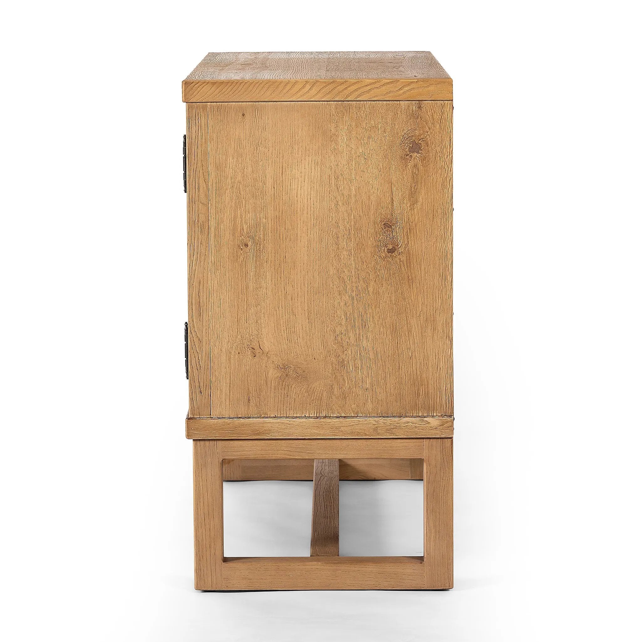 Featuring Tamara Worn Oak Veneer Small Cabinet by Four Hands at Amethyst Home. Small-scale cabinetry of worn oak features paneled doors, lending texture to a clean-lined design.Overall Dimensions: 42.00"w x 18.25"d x 35.00"hWeight : 89.50 lbsMaterials: Thick Oak Veneer, Poplar Plywood. Amethyst Home provides interior design, new home construction design consulting, vintage area rugs, and lighting in the Winter Garden metro area.