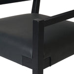 Featuring Tamari Brickhouse Black Dining Armchair by Four Hands at Amethyst Home. Overall Dimensions: 22.75"w x 23.50"d x 32.75"hWeight : 21.43 lbsMaterials: Top Grain Leather, Solid Ash. Amethyst Home provides interior design, new home construction design consulting, vintage area rugs, and lighting in the Houston metro area.