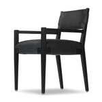 Featuring Tamari Brickhouse Black Dining Armchair by Four Hands at Amethyst Home. Overall Dimensions: 22.75"w x 23.50"d x 32.75"hWeight : 21.43 lbsMaterials: Top Grain Leather, Solid Ash. Amethyst Home provides interior design, new home construction design consulting, vintage area rugs, and lighting in the Los Angeles metro area.