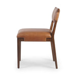 Featuring Tamari Sonoma Chestnut Dining Chair by Four Hands at Amethyst Home. Upgrade your dining experience with the Tamari Sonoma Chestnut Dining Chair. Made with high-quality materials, this chair provides comfortable seating while adding a touch of elegance to your dining room. Its sleek design and sturdy construction make it the perfect addition to any. Amethyst Home provides interior design, new home construction design consulting, vintage area rugs, and lighting in the Charlotte metro area.