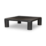 Featuring Targon Bronzed Aluminum Coffee Table by Four Hands at Amethyst Home. A seamless, fluid form to center your space. Made from bronzed aluminum, stocky legs square a smooth top, for a luxe take on industrial.Overall Dimensions: 55.00"w x 55.00"d x 16.00"hWeight : 161.86 lbsMaterials: Aluminum. Amethyst Home provides interior design, new home construction design consulting, vintage area rugs, and lighting in the Boston metro area.
