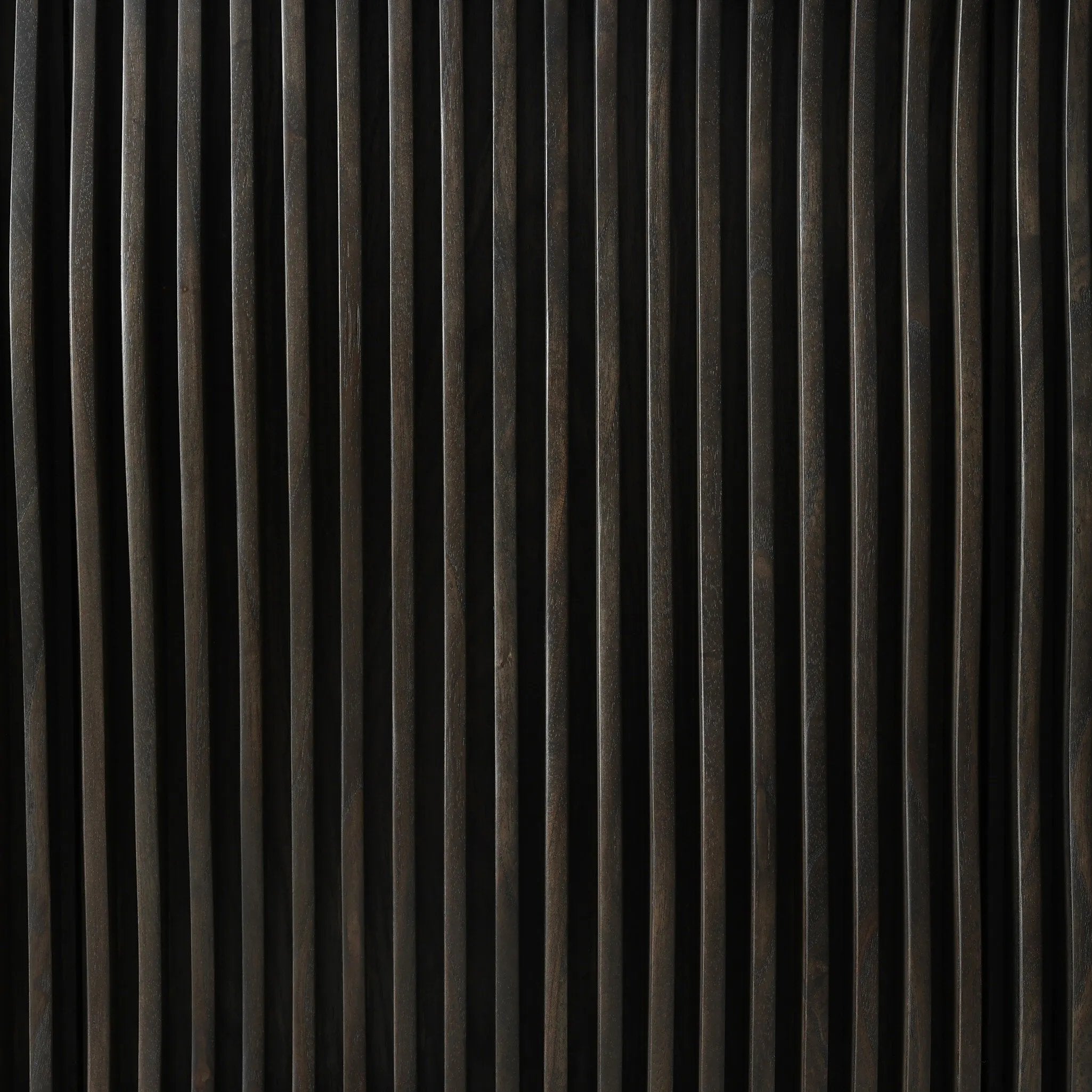 Bring a truly unique look to the dining or living space with this stunning sideboard inspired by rolling ocean tides. Crafted of solid mindi and mindi veneer, a stunning front features repetitive, flow-like reeding that's been precision-cut in individual pieces and assembled onto the doors, creating deep curves reminiscent of rippling waves. Amethyst Home provides interior design, new home construction design consulting, vintage area rugs, and lighting in the Scottsdale metro area.