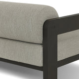Aluminum frames heavy-proportioned bench-style seat and bolster back cushions, giving this outdoor chair clean lines and strong visual presence. Cover or store inside during inclement weather or when not in use.As enthusiasts of luxe aesthetics at Amethyst, we love the warm modern inspired Tatiana Outdoor Chair - Ramiro Ecru. Amethyst Home provides interior design, new home construction design consulting, vintage area rugs, and lighting in the Monterey metro area.