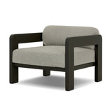 Aluminum frames heavy-proportioned bench-style seat and bolster back cushions, giving this outdoor chair clean lines and strong visual presence. Cover or store inside during inclement weather or when not in use.As enthusiasts of luxe aesthetics at Amethyst, we love the warm modern inspired Tatiana Outdoor Chair - Ramiro Ecru. Amethyst Home provides interior design, new home construction design consulting, vintage area rugs, and lighting in the Nashville metro area.