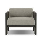 Aluminum frames heavy-proportioned bench-style seat and bolster back cushions, giving this outdoor chair clean lines and strong visual presence. Cover or store inside during inclement weather or when not in use.As enthusiasts of luxe aesthetics at Amethyst, we love the warm modern inspired Tatiana Outdoor Chair - Ramiro Ecru. Amethyst Home provides interior design, new home construction design consulting, vintage area rugs, and lighting in the Newport Beach metro area.