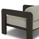 Aluminum frames heavy-proportioned bench-style seat and bolster back cushions, giving this outdoor chair clean lines and strong visual presence. Cover or store inside during inclement weather or when not in use.As enthusiasts of luxe aesthetics at Amethyst, we love the warm modern inspired Tatiana Outdoor Chair - Ramiro Ecru. Amethyst Home provides interior design, new home construction design consulting, vintage area rugs, and lighting in the Seattle metro area.