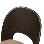 A rounded frame, bent leg profile reflect the midcentury inspiration behind this mixed material dining chair. Framed by parawood with solid oak legs finished in a classic black.As enthusiasts of modern style at Amethyst, we love the warm modern inspired Thorton Dining Chair - Laughlin Cafe. Amethyst Home provides interior design, new home construction design consulting, vintage area rugs, and lighting in the Kansas City metro area.