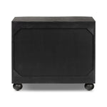 Featuring Tiago Distressed Black Nightstand by Four Hands at Amethyst Home. Introduce a touch of elegance to your bedroom with our Tiago Distressed Black Nightstand. Crafted with exquisite attention to detail, this nightstand features a sleek design and distressed black finish, adding a touch of sophistication to any room. Ready to ship, it's the perfect ad. Amethyst Home provides interior design, new home construction design consulting, vintage area rugs, and lighting in the Calabasas metro area.