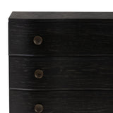Featuring Tiago Distressed Black Nightstand by Four Hands at Amethyst Home. Introduce a touch of elegance to your bedroom with our Tiago Distressed Black Nightstand. Crafted with exquisite attention to detail, this nightstand features a sleek design and distressed black finish, adding a touch of sophistication to any room. Ready to ship, it's the perfec. Amethyst Home provides interior design, new home construction design consulting, vintage area rugs, and lighting in the Newport Beach metro area.