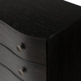Featuring Tiago Distressed Black Nightstand by Four Hands at Amethyst Home. Introduce a touch of elegance to your bedroom with our Tiago Distressed Black Nightstand. Crafted with exquisite attention to detail, this nightstand features a sleek design and distressed black finish, adding a touch of sophistication to any room. Ready to ship, it's the perfect add. Amethyst Home provides interior design, new home construction design consulting, vintage area rugs, and lighting in the Portland metro area.