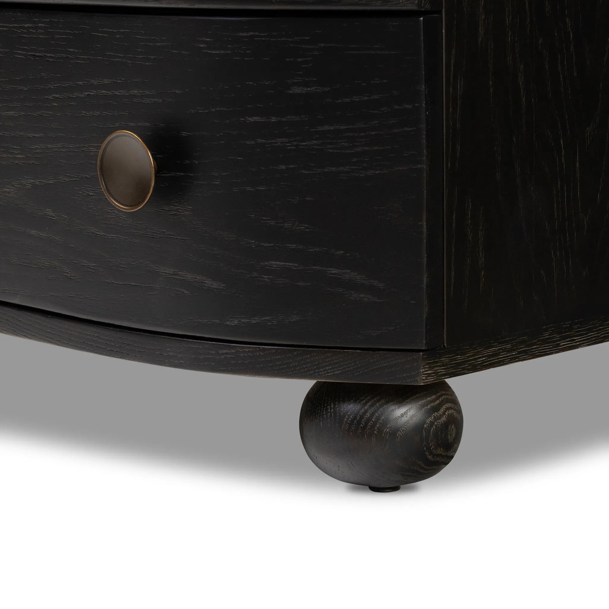 Featuring Tiago Distressed Black Nightstand by Four Hands at Amethyst Home. Introduce a touch of elegance to your bedroom with our Tiago Distressed Black Nightstand. Crafted with exquisite attention to detail, this nightstand features a sleek design and distressed black finish, adding a touch of sophistication to any room. Ready to ship, it's the perfe. Amethyst Home provides interior design, new home construction design consulting, vintage area rugs, and lighting in the Salt Lake City metro area.