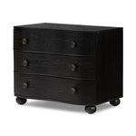 Featuring Tiago Distressed Black Nightstand by Four Hands at Amethyst Home. Introduce a touch of elegance to your bedroom with our Tiago Distressed Black Nightstand. Crafted with exquisite attention to detail, this nightstand features a sleek design and distressed black finish, adding a touch of sophistication to any room. Ready to ship, it's the perfec. Amethyst Home provides interior design, new home construction design consulting, vintage area rugs, and lighting in the Winter Garden metro area.