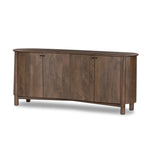 Store favorite table linens and serveware in this organically shaped sideboard of taupe-washed solid mango. A beautifully curved silhouette is complemented by rounded tapered legs and a clean four-door format.As lovers of modern materials at Amethyst, we love the nature inspired Tindra Sideboard - Washed Taupe Mango. Amethyst Home provides interior design, new home construction design consulting, vintage area rugs, and lighting in the Kansas City metro area.