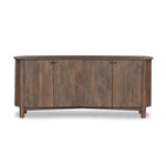 Store favorite table linens and serveware in this organically shaped sideboard of taupe-washed solid mango. A beautifully curved silhouette is complemented by rounded tapered legs and a clean four-door format.As lovers of modern materials at Amethyst, we love the nature inspired Tindra Sideboard - Washed Taupe Mango. Amethyst Home provides interior design, new home construction design consulting, vintage area rugs, and lighting in the Portland metro area.