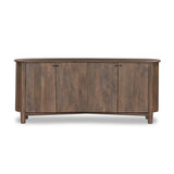 Store favorite table linens and serveware in this organically shaped sideboard of taupe-washed solid mango. A beautifully curved silhouette is complemented by rounded tapered legs and a clean four-door format.As lovers of modern materials at Amethyst, we love the nature inspired Tindra Sideboard - Washed Taupe Mango. Amethyst Home provides interior design, new home construction design consulting, vintage area rugs, and lighting in the Portland metro area.