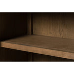 Featuring Tolle Drifted Matte Black Panel Door Cabinet by Four Hands at Amethyst Home. Store it in style. Beautifully shaped cabinetry in drifted matte black veneer features spacious interior shelving and recessed wood panel doors, ready for storing your treasures.Overall Dimensions: 38.00"w x 19.00"d x 84.00"hWeight : 169.75 lbsMaterials: Solid Oak, Oak Venee. Amethyst Home provides interior design, new home construction design consulting, vintage area rugs, and lighting in the Austin metro area.