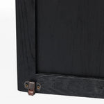 Featuring Tolle Drifted Matte Black Panel Door Cabinet by Four Hands at Amethyst Home. Store it in style. Beautifully shaped cabinetry in drifted matte black veneer features spacious interior shelving and recessed wood panel doors, ready for storing your treasures.Overall Dimensions: 38.00"w x 19.00"d x 84.00"hWeight : 169.75 lbsMaterials: Solid Oak, Oak Ve. Amethyst Home provides interior design, new home construction design consulting, vintage area rugs, and lighting in the Calabasas metro area.