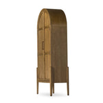 Featuring Tolle Drifted Oak Solid Panel Door Cabinet by Four Hands at Amethyst Home. Store it in style. Beautifully shaped cabinetry of solid oak with recessed wood panels and iron hardware in an antique brass finish. Features thick, spacious shelves to store kitchenware, favorite books and treasured objects.Overall Dimensions: 38.00"w x 19.00"d x 84.00". Amethyst Home provides interior design, new home construction design consulting, vintage area rugs, and lighting in the Laguna Beach metro area.