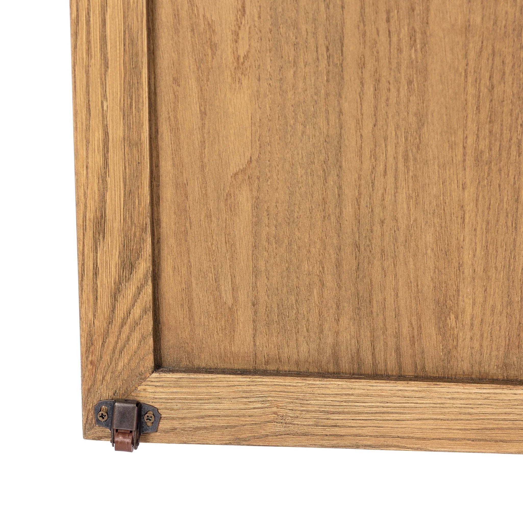 Featuring Tolle Drifted Oak Solid Panel Door Cabinet by Four Hands at Amethyst Home. Store it in style. Beautifully shaped cabinetry of solid oak with recessed wood panels and iron hardware in an antique brass finish. Features thick, spacious shelves to store kitchenware, favorite books and treasured objects.Overall Dimensions: 38.00"w x 19.00"d x 84.00"hWei. Amethyst Home provides interior design, new home construction design consulting, vintage area rugs, and lighting in the Monterey metro area.