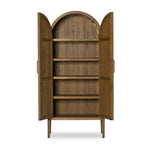 Featuring Tolle Drifted Oak Solid Panel Door Cabinet by Four Hands at Amethyst Home. Store it in style. Beautifully shaped cabinetry of solid oak with recessed wood panels and iron hardware in an antique brass finish. Features thick, spacious shelves to store kitchenware, favorite books and treasured objects.Overall Dimensions: 38.00"w x 19.00"d x 84.00"hWeight. Amethyst Home provides interior design, new home construction design consulting, vintage area rugs, and lighting in the Omaha metro area.