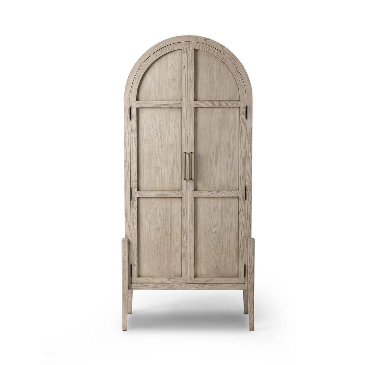 Tolle Rustic White Solid Panel Door Cabinet | shipping 02/10/2025