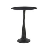 A playful piece inspired by fashion sketches and silhouettes. Aluminum is finished in a distressed bronze, shaping a ribbon-like base and twisting as it tapers toward the top. This unique silhouette seems to offer a different perspective from every angle. Amethyst Home provides interior design, new home construction design consulting, vintage area rugs, and lighting in the Seattle metro area.