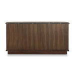 Mixed materials define this Art Deco-inspired dresser. Vein-rich marble in a warm cofffee color tops a sungkai case for a timeless yet modern look.As lovers of modern aesthetics at Amethyst, we love the warm modern inspired Tovae Dresser - Stained Saddle Brown Sungkai. Amethyst Home provides interior design, new home construction design consulting, vintage area rugs, and lighting in the Boston metro area.