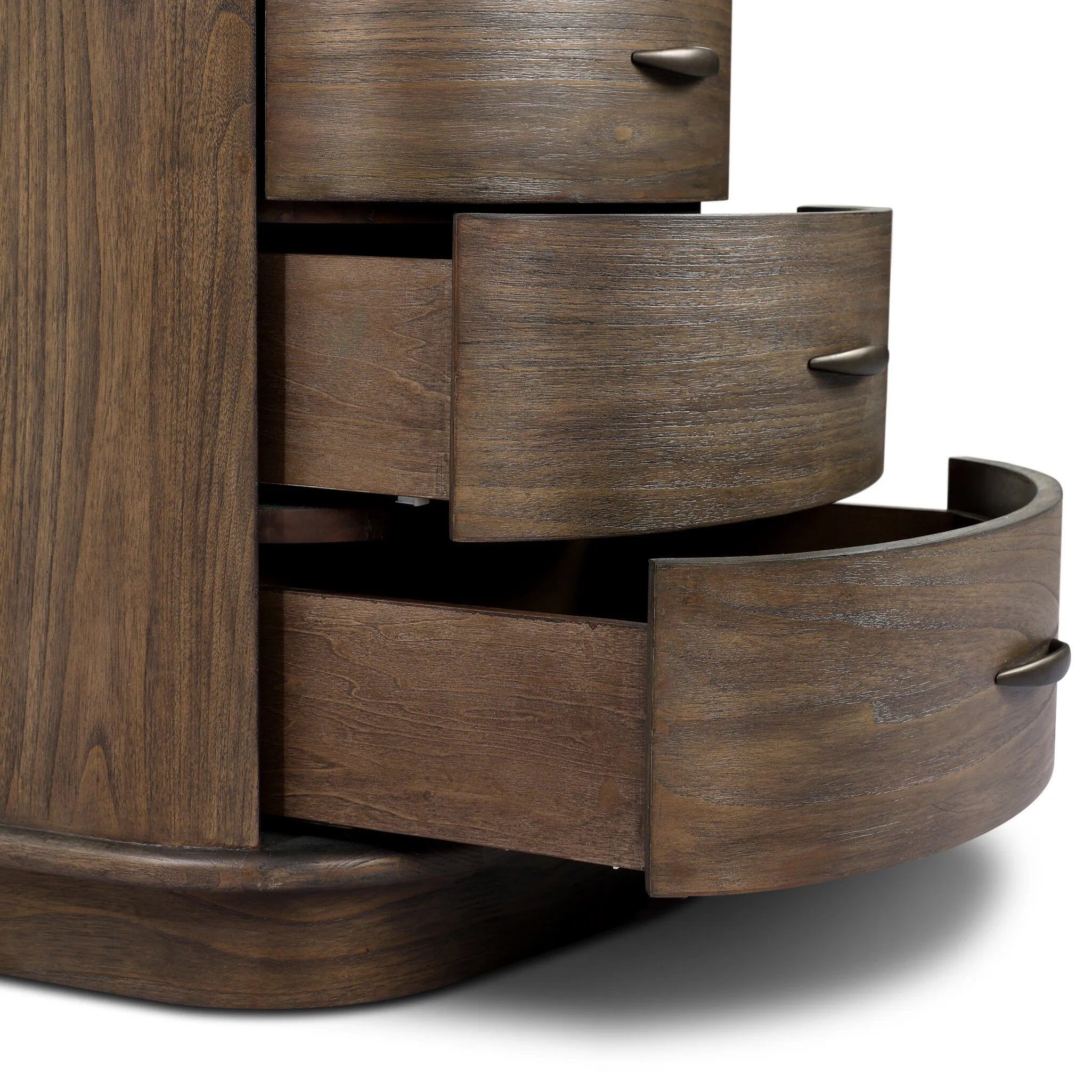 Mixed materials define this Art Deco-inspired nightstand. Vein-rich marble in a warm cofffee color tops a sungkai case for a timeless yet modern look.As enthusiasts of luxe style at Amethyst, we love the warm modern inspired Tovae Nightstand - Honed Coffee Marble. Amethyst Home provides interior design, new home construction design consulting, vintage area rugs, and lighting in the Dallas metro area.