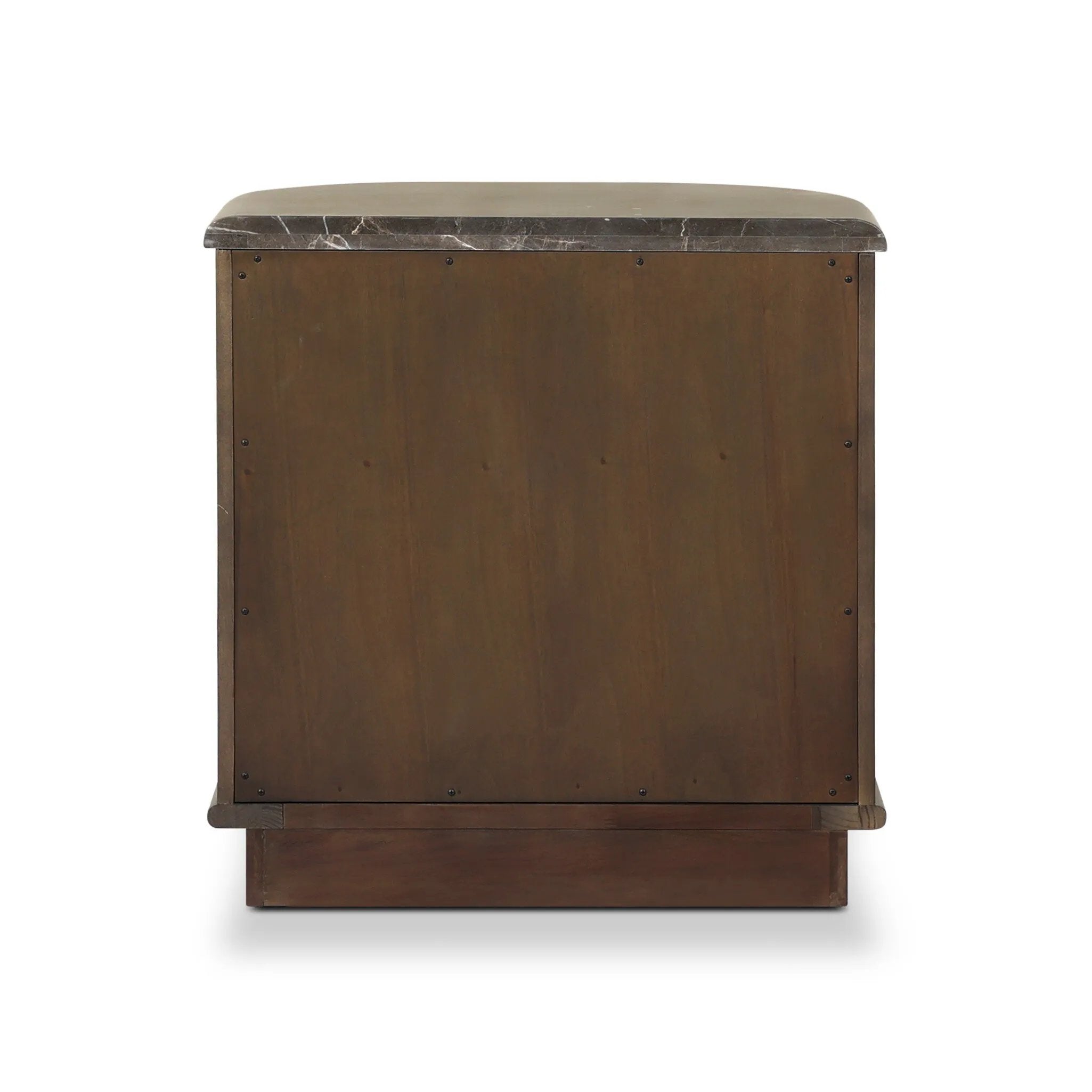 Mixed materials define this Art Deco-inspired nightstand. Vein-rich marble in a warm cofffee color tops a sungkai case for a timeless yet modern look.As enthusiasts of luxe style at Amethyst, we love the warm modern inspired Tovae Nightstand - Honed Coffee Marble. Amethyst Home provides interior design, new home construction design consulting, vintage area rugs, and lighting in the Laguna Beach metro area.