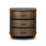 Mixed materials define this Art Deco-inspired nightstand. Vein-rich marble in a warm cofffee color tops a sungkai case for a timeless yet modern look.As enthusiasts of luxe style at Amethyst, we love the warm modern inspired Tovae Nightstand - Honed Coffee Marble. Amethyst Home provides interior design, new home construction design consulting, vintage area rugs, and lighting in the Park City metro area.