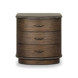 Mixed materials define this Art Deco-inspired nightstand. Vein-rich marble in a warm cofffee color tops a sungkai case for a timeless yet modern look.As enthusiasts of luxe style at Amethyst, we love the warm modern inspired Tovae Nightstand - Honed Coffee Marble. Amethyst Home provides interior design, new home construction design consulting, vintage area rugs, and lighting in the Scottsdale metro area.