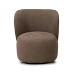 Great for smaller spaces or a reading nook, this petite slipper chair is backed with textured wood that folds into wings, cradling the head and shoulders for a little extra support. Features a 360-degree swivel base.As enthusiasts of organic modern design at Amethyst, we love the optimistic inspired Trisha Swivel Chair - Laughlin Cafe. Amethyst Home provides interior design, new home construction design consulting, vintage area rugs, and lighting in the Houston metro area.