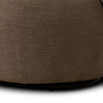 Great for smaller spaces or a reading nook, this petite slipper chair is backed with textured wood that folds into wings, cradling the head and shoulders for a little extra support. Features a 360-degree swivel base.As enthusiasts of organic modern design at Amethyst, we love the optimistic inspired Trisha Swivel Chair - Laughlin Cafe. Amethyst Home provides interior design, new home construction design consulting, vintage area rugs, and lighting in the Newport Beach metro area.