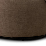 Great for smaller spaces or a reading nook, this petite slipper chair is backed with textured wood that folds into wings, cradling the head and shoulders for a little extra support. Features a 360-degree swivel base.As enthusiasts of organic modern design at Amethyst, we love the optimistic inspired Trisha Swivel Chair - Laughlin Cafe. Amethyst Home provides interior design, new home construction design consulting, vintage area rugs, and lighting in the Newport Beach metro area.