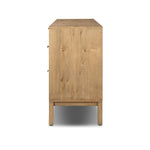 Modern Shaker style meets Scandinavian simplicity in this warm worn oak dresser. Seven spacious drawers with leather pulls provide plenty of room for clothing.As enthusiasts of organic modern materials at Amethyst, we love the warm modern inspired Tula 7 Drawer Dresser - Worn Oak Veneer. Amethyst Home provides interior design, new home construction design consulting, vintage area rugs, and lighting in the Calabasas metro area.