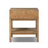 Modern Shaker style meets Scandinavian simplicity in this warm worn oak nightstand. A single drawer with a leather pull plus open lower shelving brings storage to the bedside.As enthusiasts of natural aesthetics at Amethyst, we love the designer inspired Tula Nightstand - Worn Oak Veneer. Amethyst Home provides interior design, new home construction design consulting, vintage area rugs, and lighting in the Washington metro area.