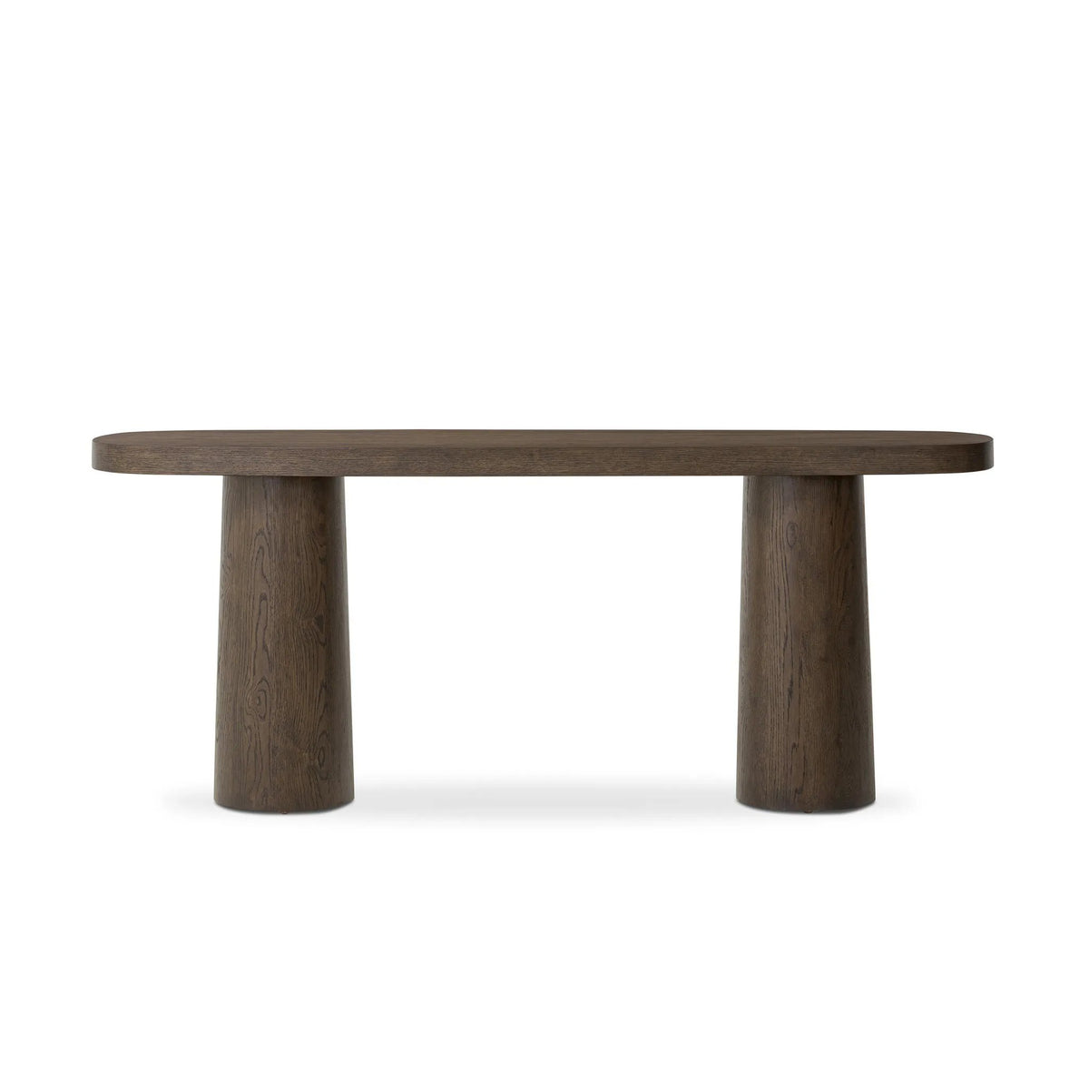 Valen Rustic Brown Oak Console Table | ready to ship!