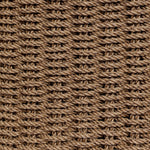This outdoor chair's sculpted shape mimics classic wingback armchairs, with a double-twist woven material framing heavily textured boucle fabric for added visual weight. Cover or store inside during inclement weather or when not in use. Amethyst Home provides interior design, new home construction design consulting, vintage area rugs, and lighting in the Seattle metro area.