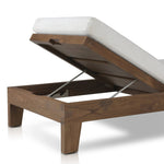Featuring Verona Alessi Linen Outdoor Chaise by Four Hands at Amethyst Home. Expertly crafted with high-quality linen, the Verona Alessi Outdoor Chaise provides unparalleled comfort and style. It's the perfect addition to your outdoor space, allowing you to relax and unwind in luxury.
Overall Dimensions: 82.25" L x 30.0 " W x 14.0" H
Materials: 100% Pol. Amethyst Home provides interior design, new home construction design consulting, vintage area rugs, and lighting in the Newport Beach metro area.